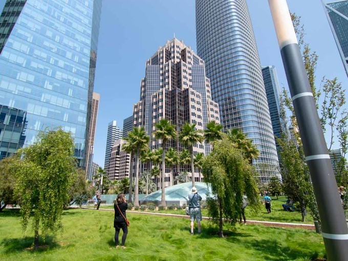 Photo at Salesforce Park opening, August 2019 (photo: Nikki Collister)